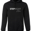 Step Right Black Hoodie - Adult
