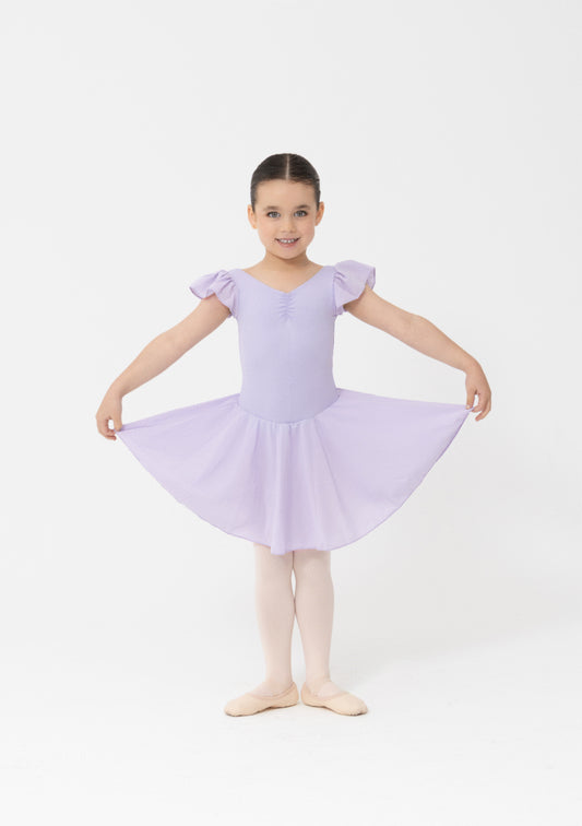 Cap Sleeve Chiffon Dress