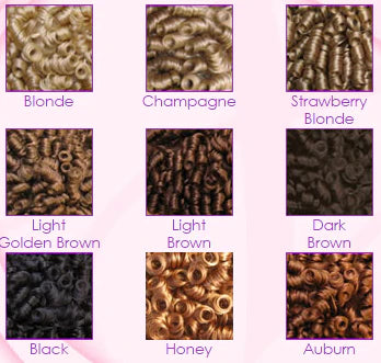 Viva Fiesta Curly Dancers Wiglet