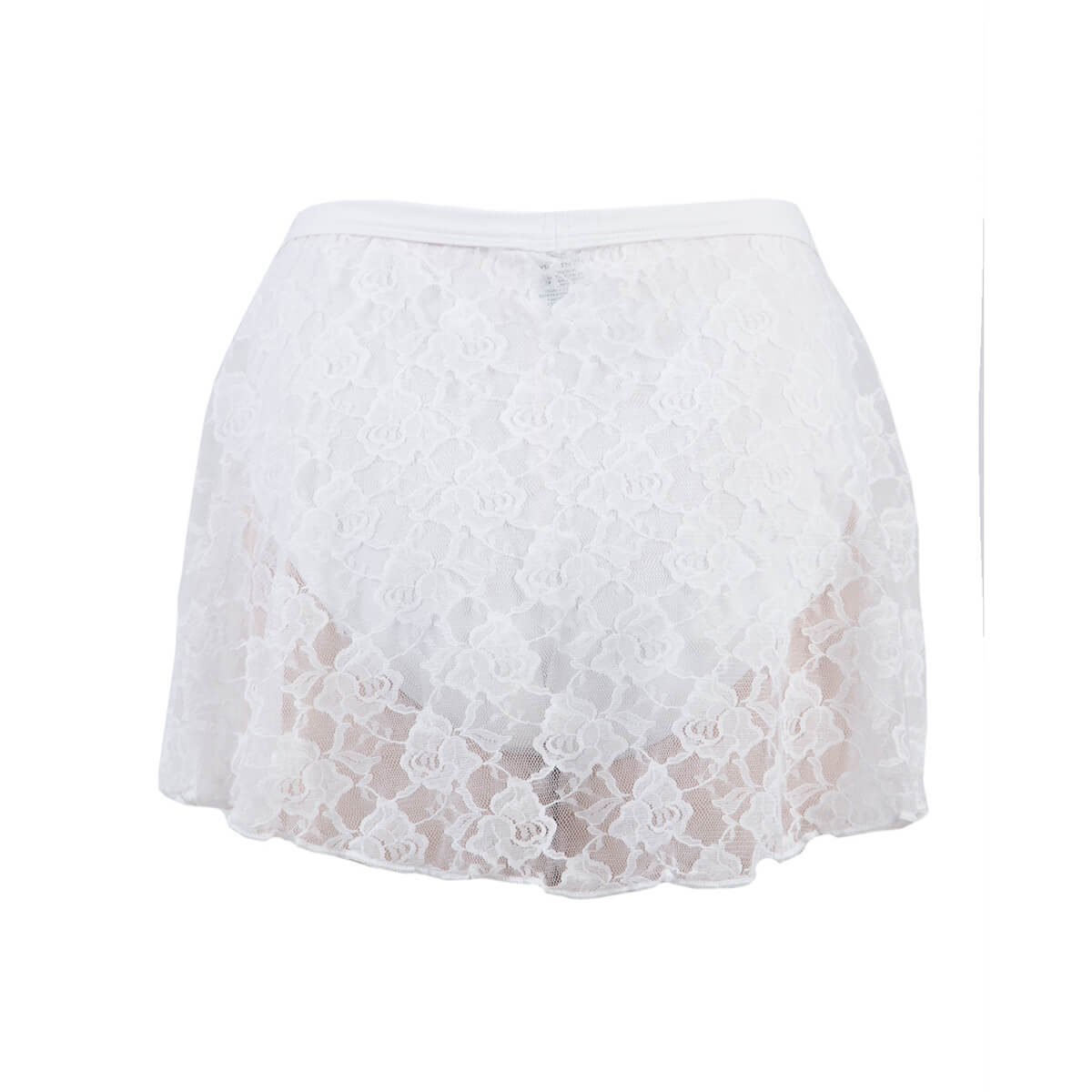 Mock Wrap Lace Skirt