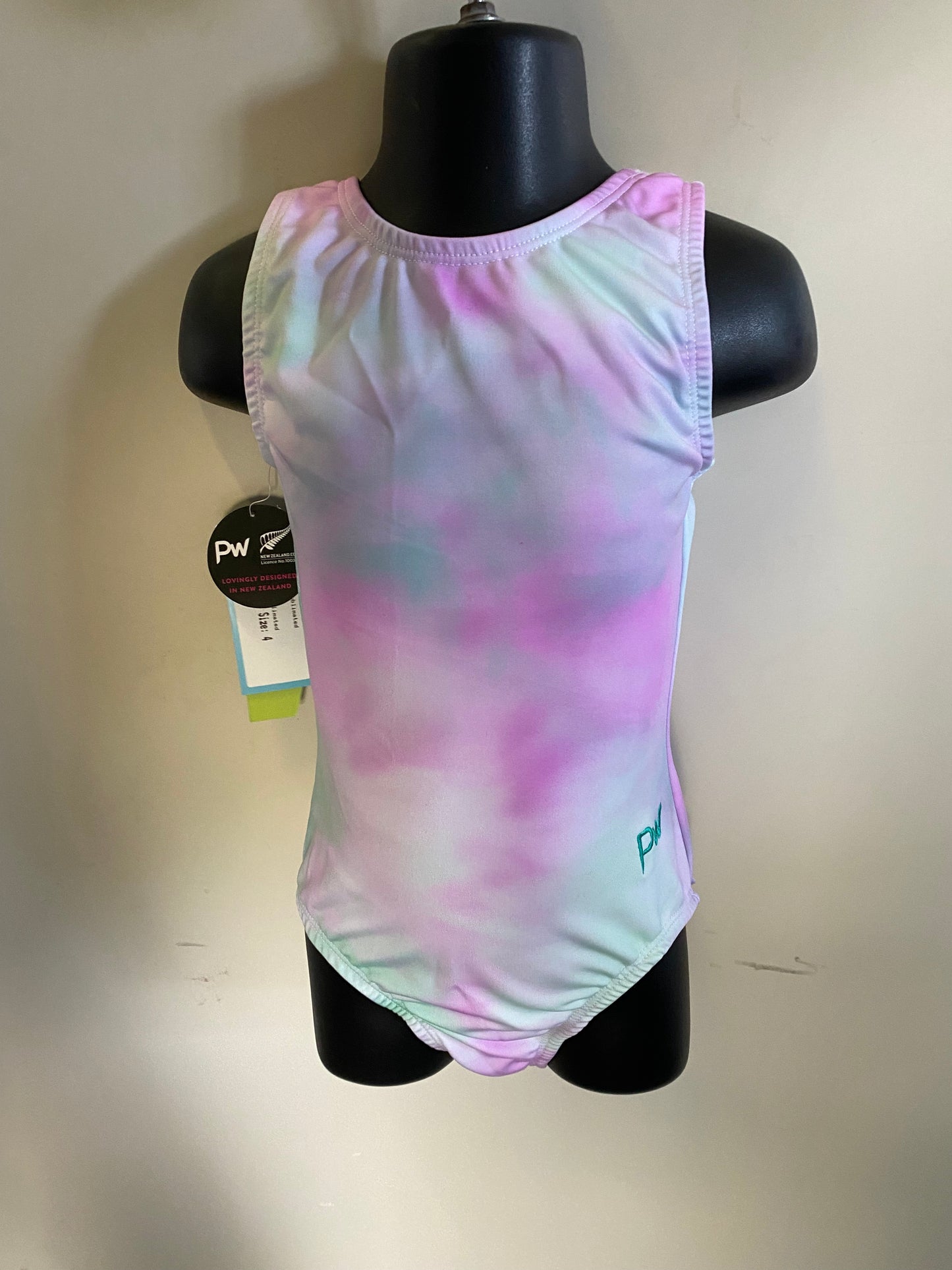 Subliminated Tie Dye Pastel Leotard