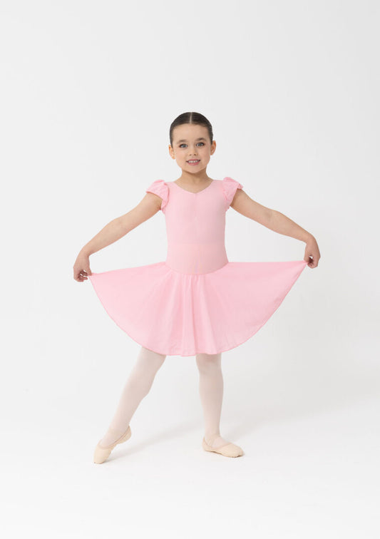 Cap Sleeve Chiffon Dress