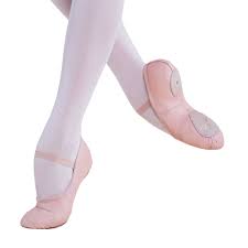 Leather Split Sole Ballet Shoe